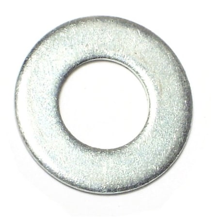 Flat Washer, Fits Bolt Size 7/16 In ,Steel Zinc Plated Finish, 525 PK